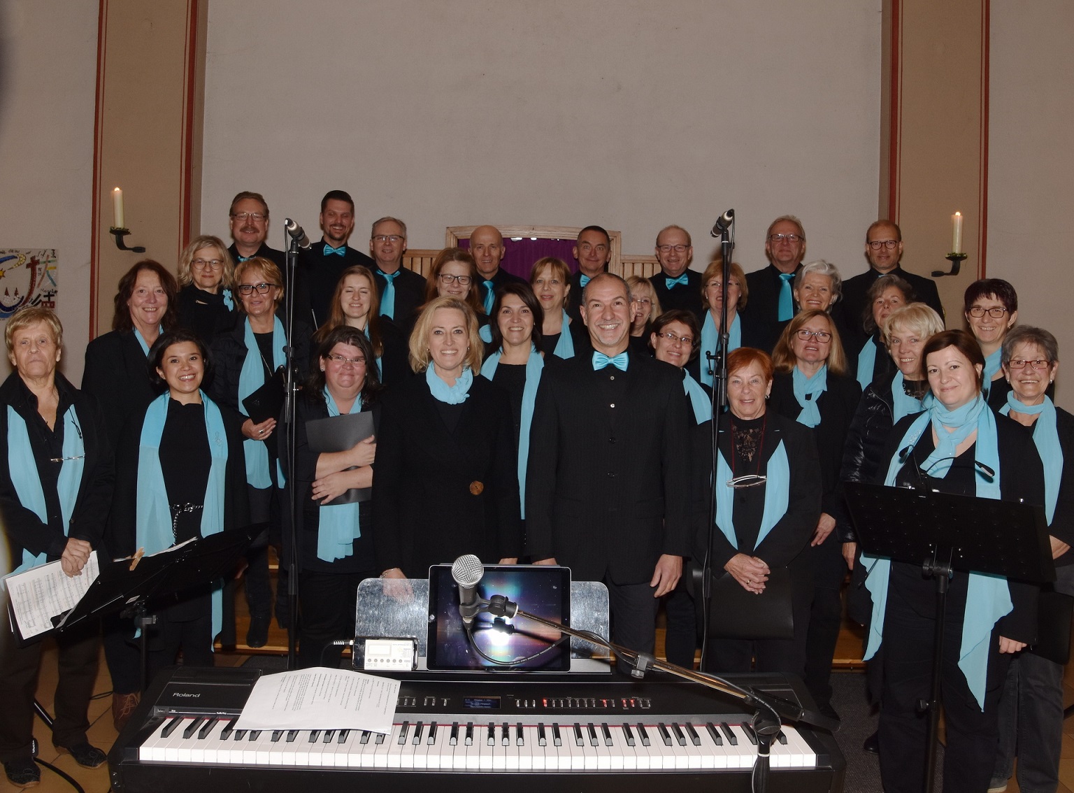 Der Rhythmuschor „Kakus Vocale“ unter Uli Schneider ist eines der besten Sacro-Pop-Ensembles weiter über den Mechernicher Bleiberg hinaus. (c) Manfred Lang/pp/Agentur ProfiPress