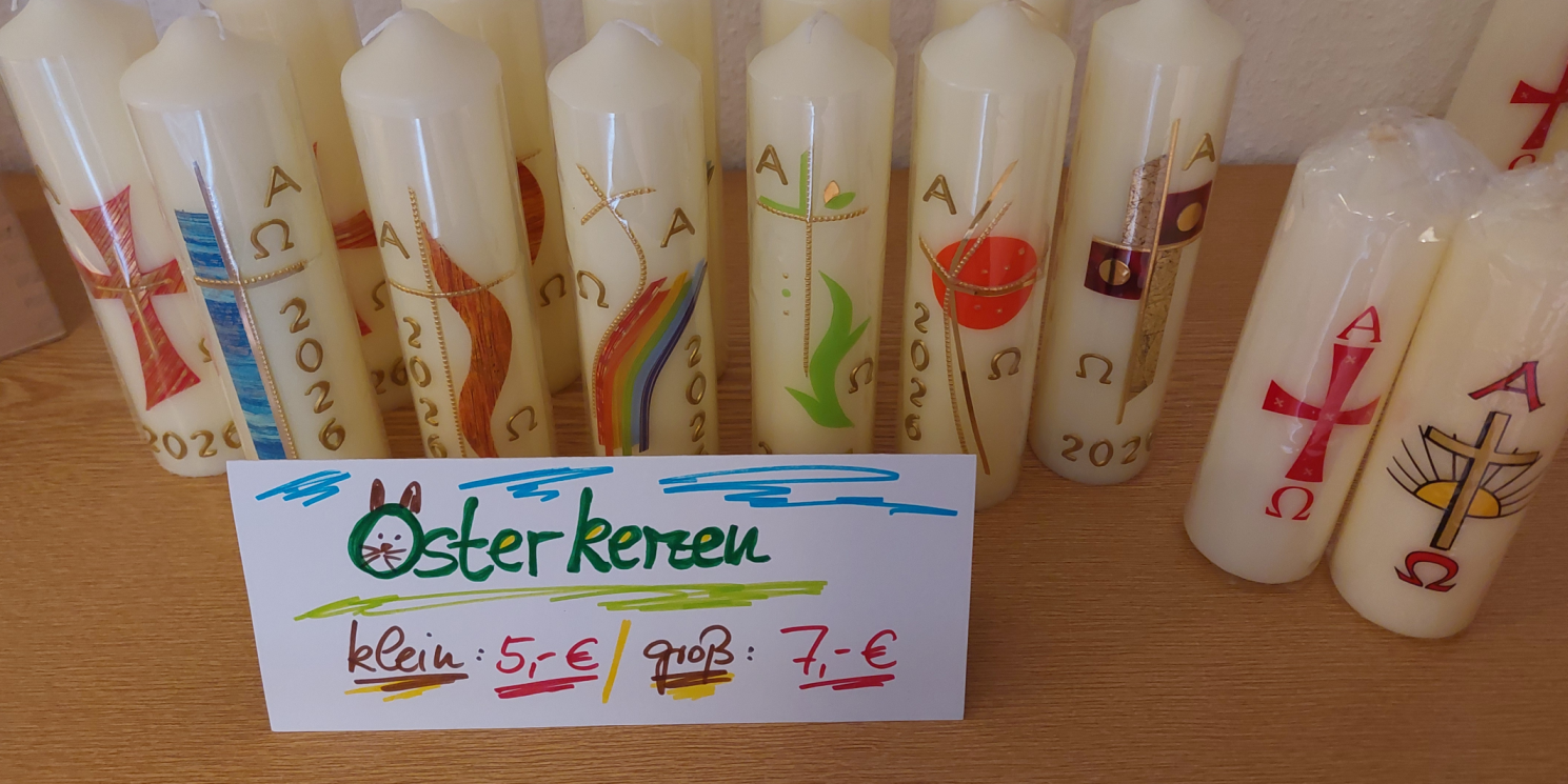 Verkauf der Osterkerzen 2026