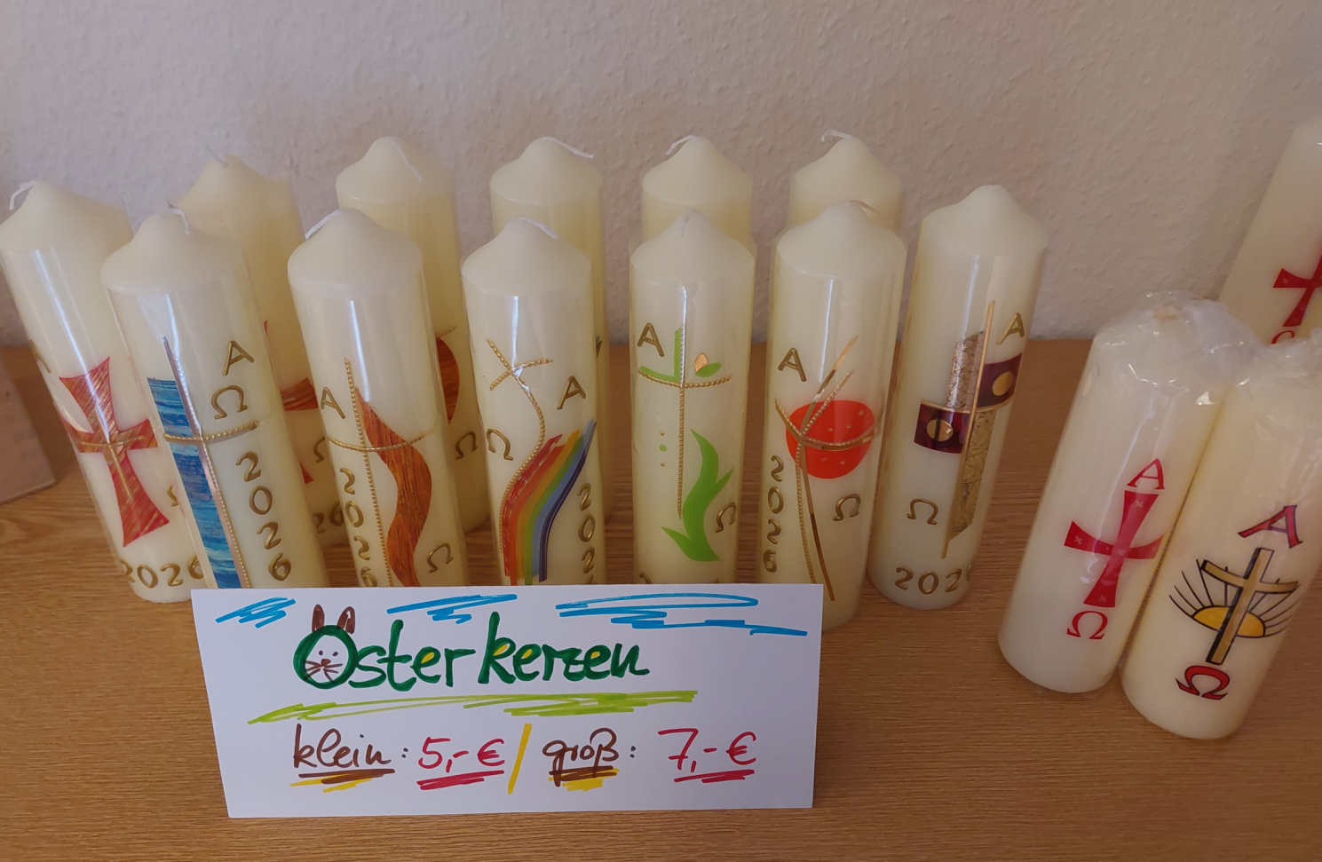 Verkauf der Osterkerzen 2026