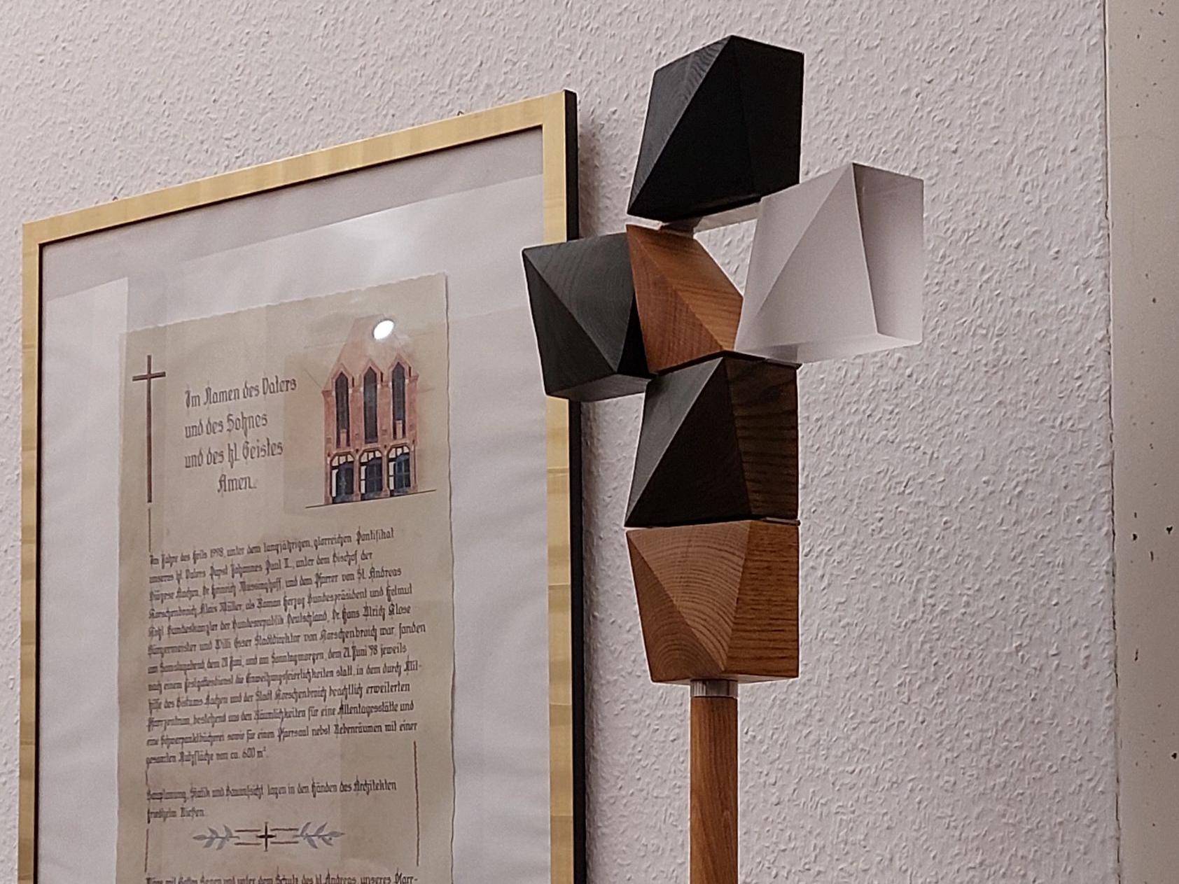 Neues Vortragekreuz für den Pastoralen Raum Korschenbroich