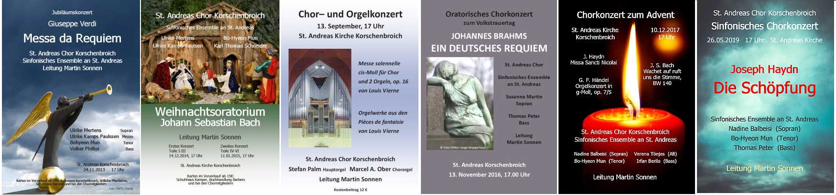 bildleiste St. Andreas Chor Hörproben und Presse (c) St. Andreas Chor