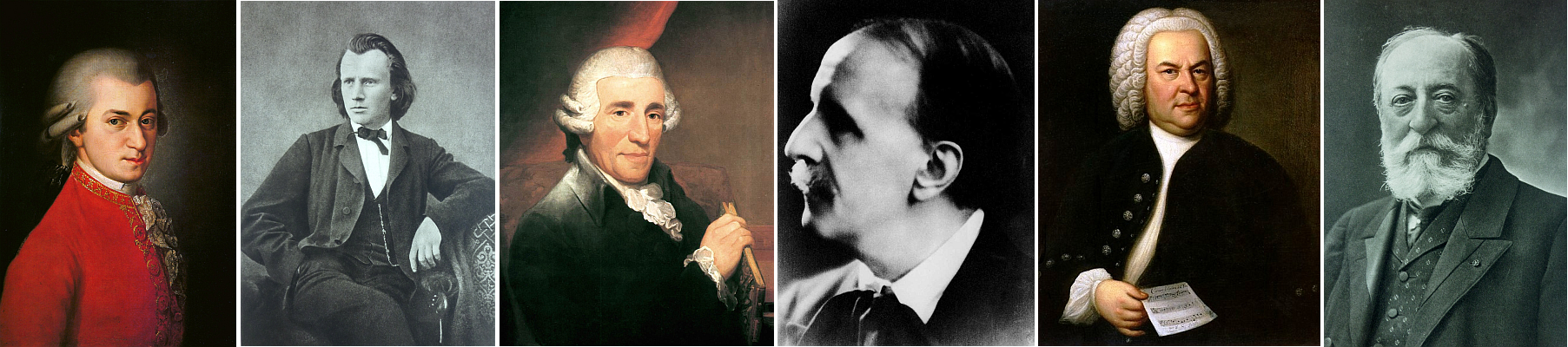 bildleiste musik.mozart_brahms_haydn_vierne_bach-saint-saens (c) bilder wikipedia