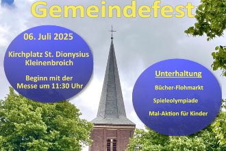 Plakat zu Gemeindefest 2025