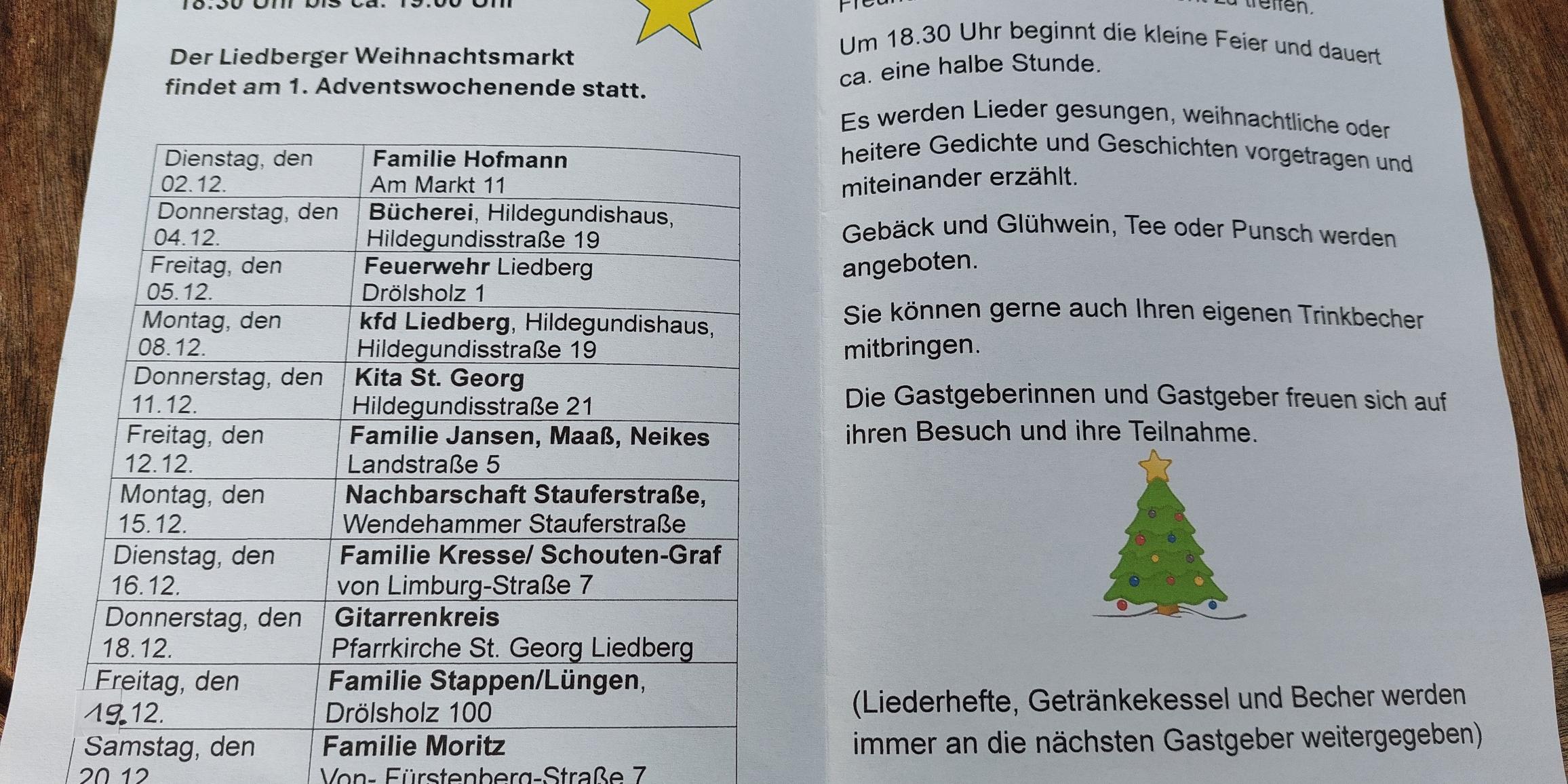 Leb. Adventskalender Liedberg 2025