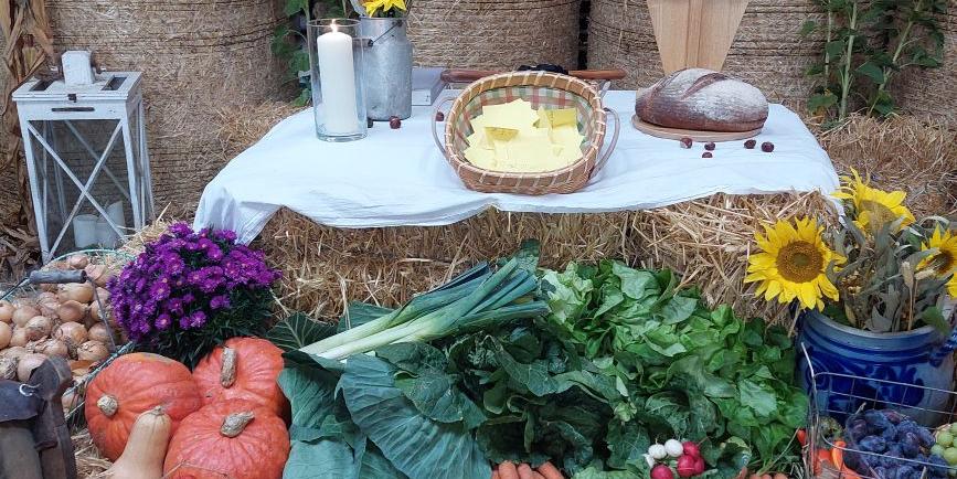 Erntedank auf Hof Hülser in Kleinenbroich