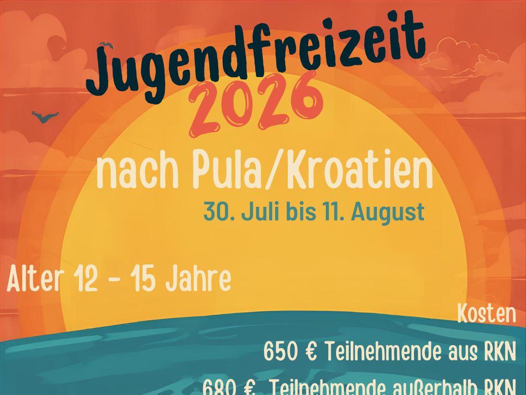 Jugendfreizeit nach Kroatien - Sommerferien 2026