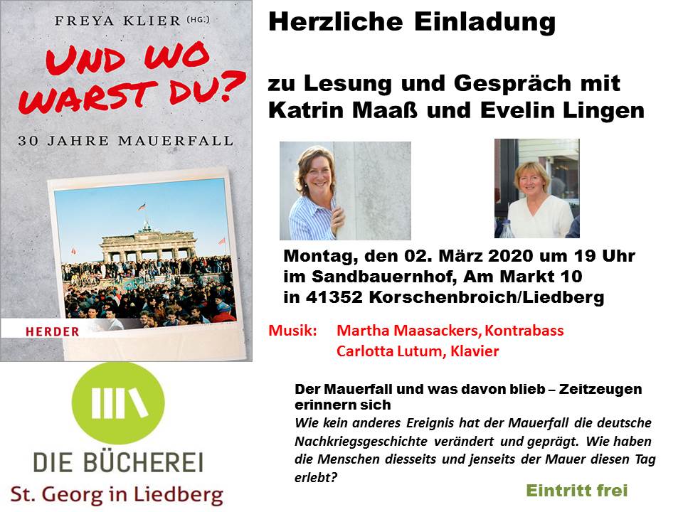 2.3.20 Plakat Und wo warst du (c) Brigitte Schoss