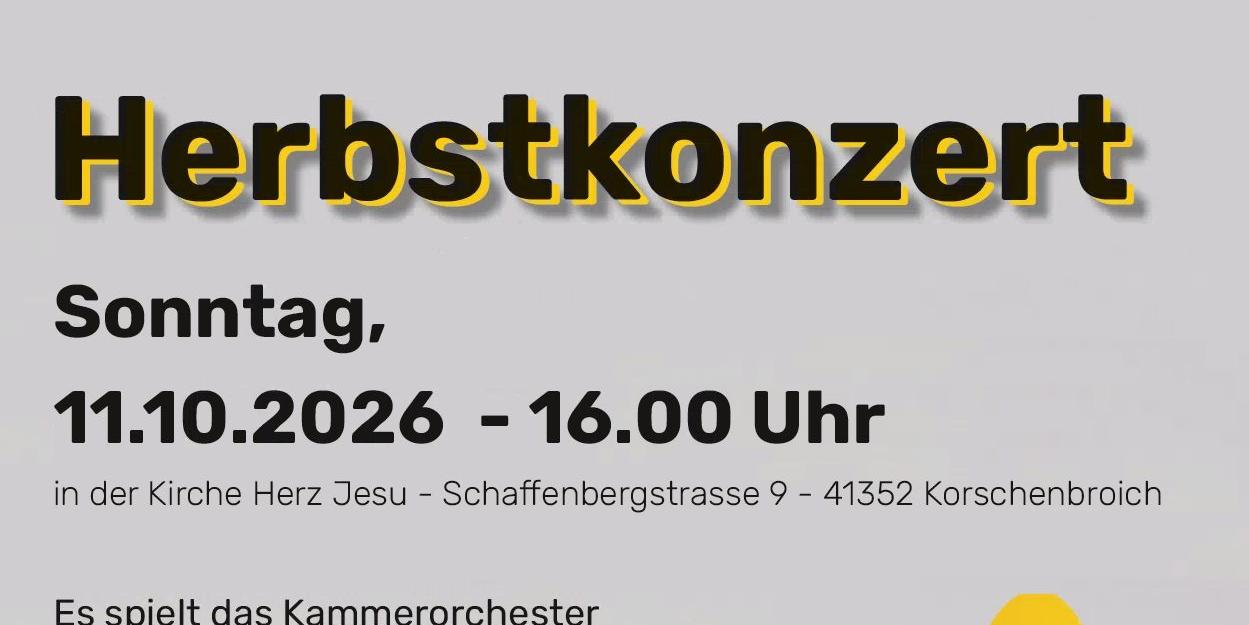 Herbstkonzert