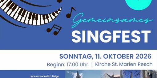 Gemeinsam Singen - Danke an alle Aktiven in unseren Kirchen