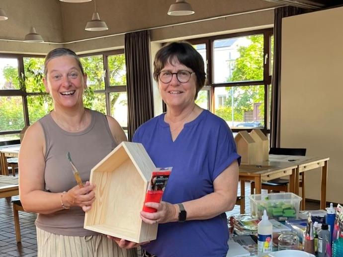 Nicole Malik und Andrea Voß