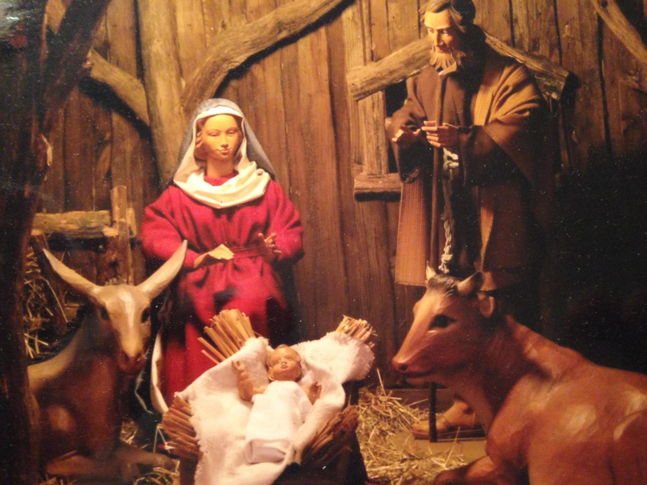 Die Krippe in St. Marien ist eine der schönsten in der GdG.
